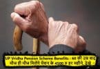 UP Vridha Pension Scheme Benefits